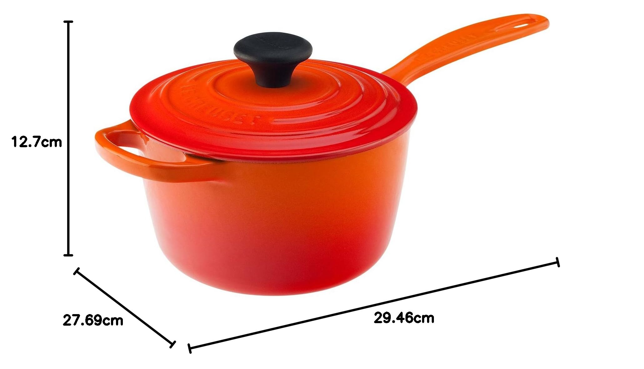 Amazon | Le Creuset (ルクルーゼ) ソースパン 1 3/4 Quart オレンジ